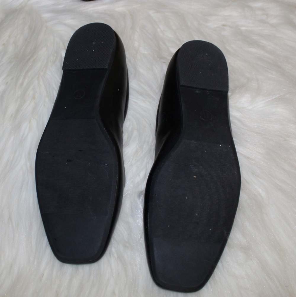 Wild Fable Women's 11 Black Elsa Square Toe Mary Jane Ballet Flats Shoes - Picture 3 of 16